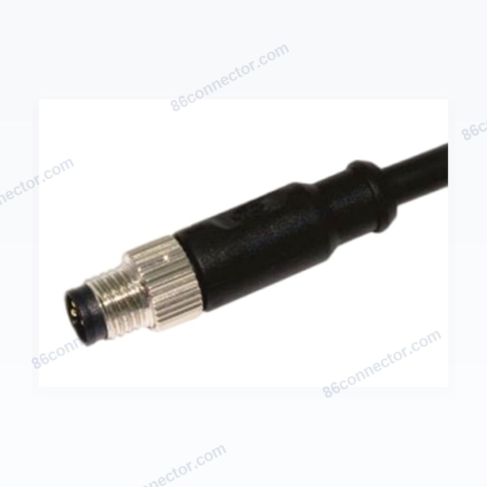 M8-13530 Pouring Straight Connector Pin With Cable M8x1-3 Core 4 Core 5 Core 6 Core 8 Core Aviation Plug Socket /IP67