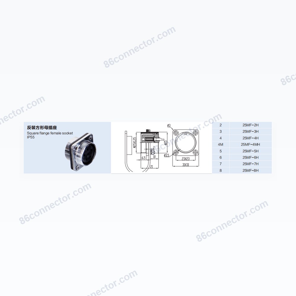25MF-H — Dimensions / specs