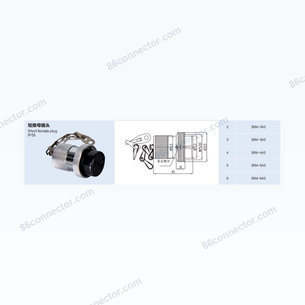 30M-A3 — Dimensions / specs