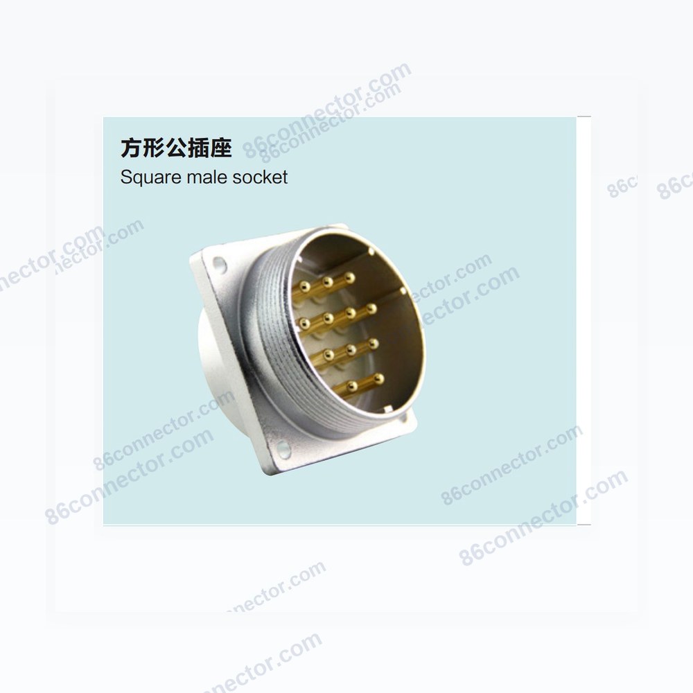 P48-B square male socket