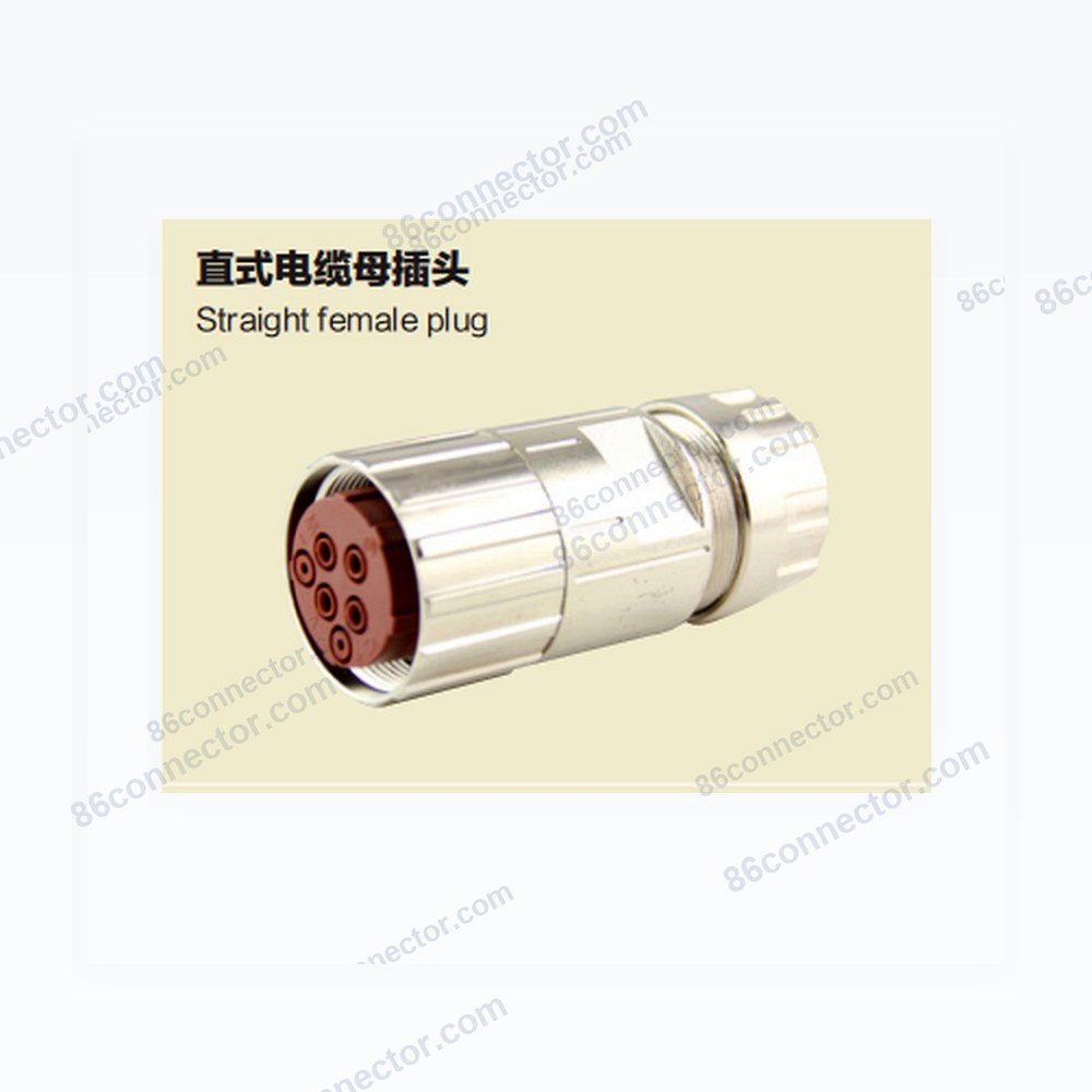 M40-A Straight female plug-6pin-8pin