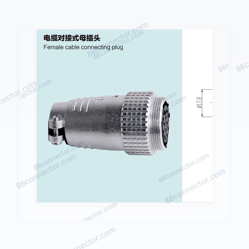 P28F-K cable-butt female plug
