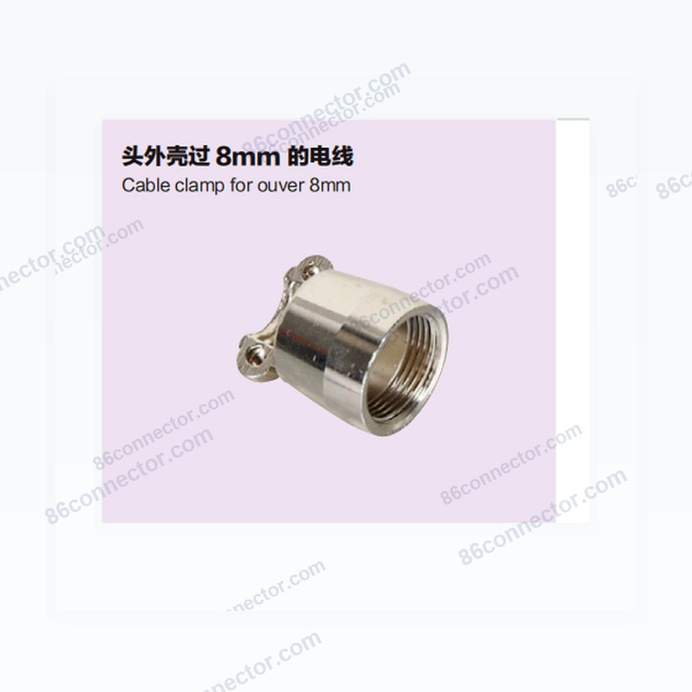 XS12 Cable clamp for ouver 8mm