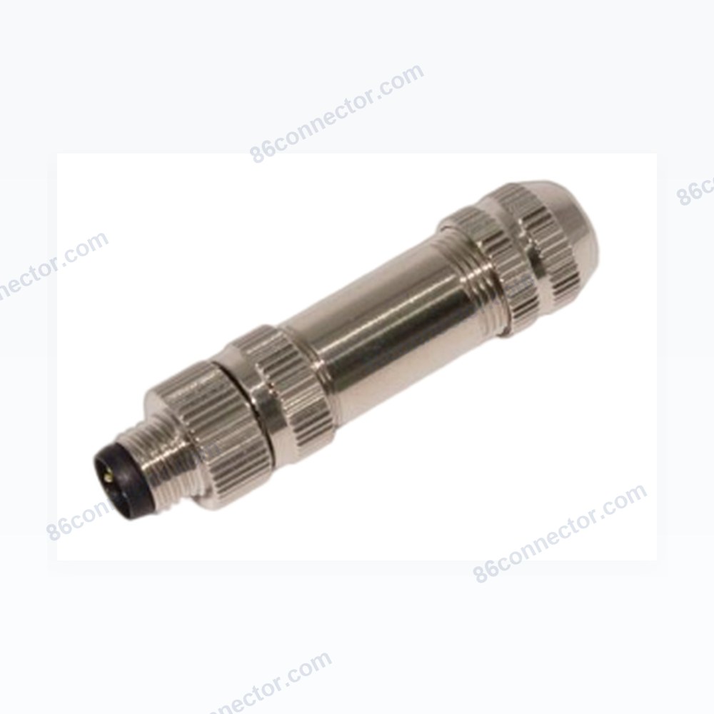 M8-11321 straight cable connector pin shielded welding -3 core 4 core 5 core 6 core 8 core aviation plug socket / IP67