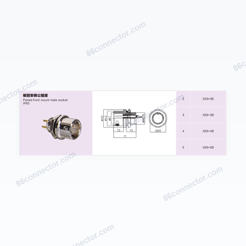 XS9 — Dimensions / specs