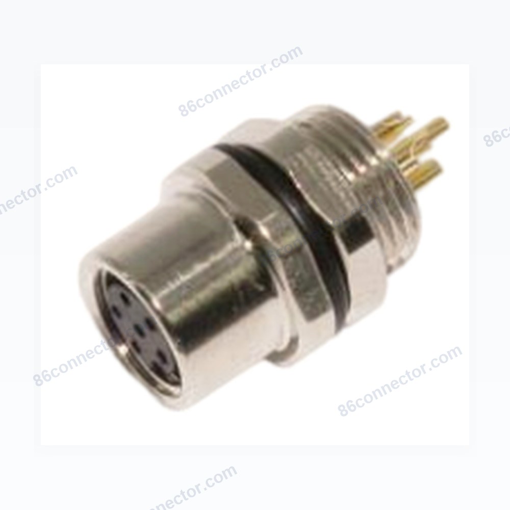 M8-12328 flange seat connector hole soldering — seat back thread M10x0.75/IP67