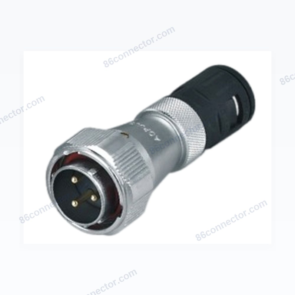 TN bayonet quick connect fixed nylon hose plug/IP55
