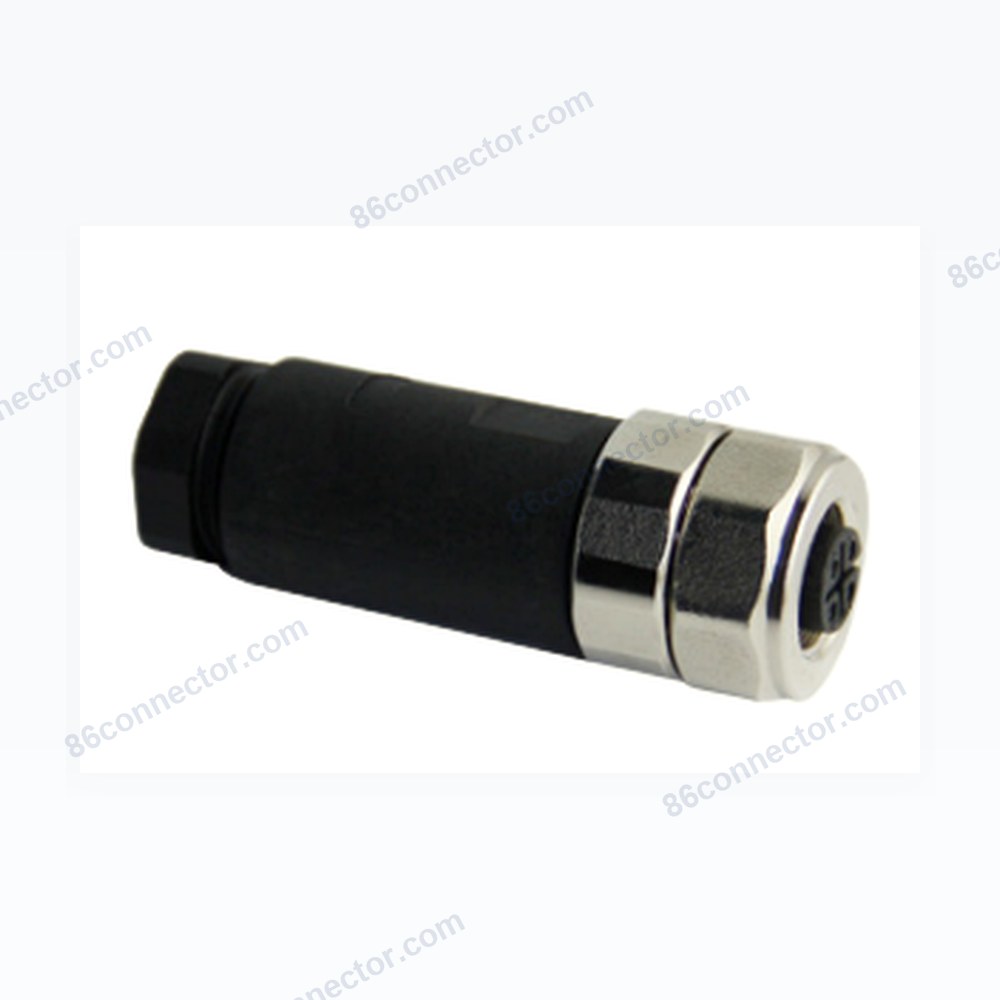 M12PG-A PG type female cable plug (PG7/PG9)/IP67-Screw Terminal