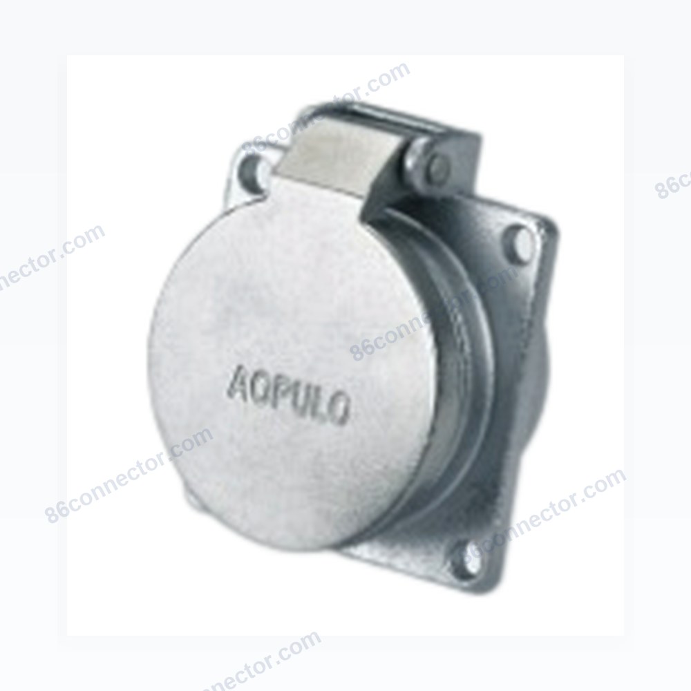 AK square automatic cover receptacle