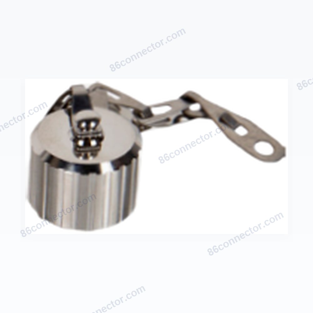 Zinc alloy M23 circular connector — metal dust cover